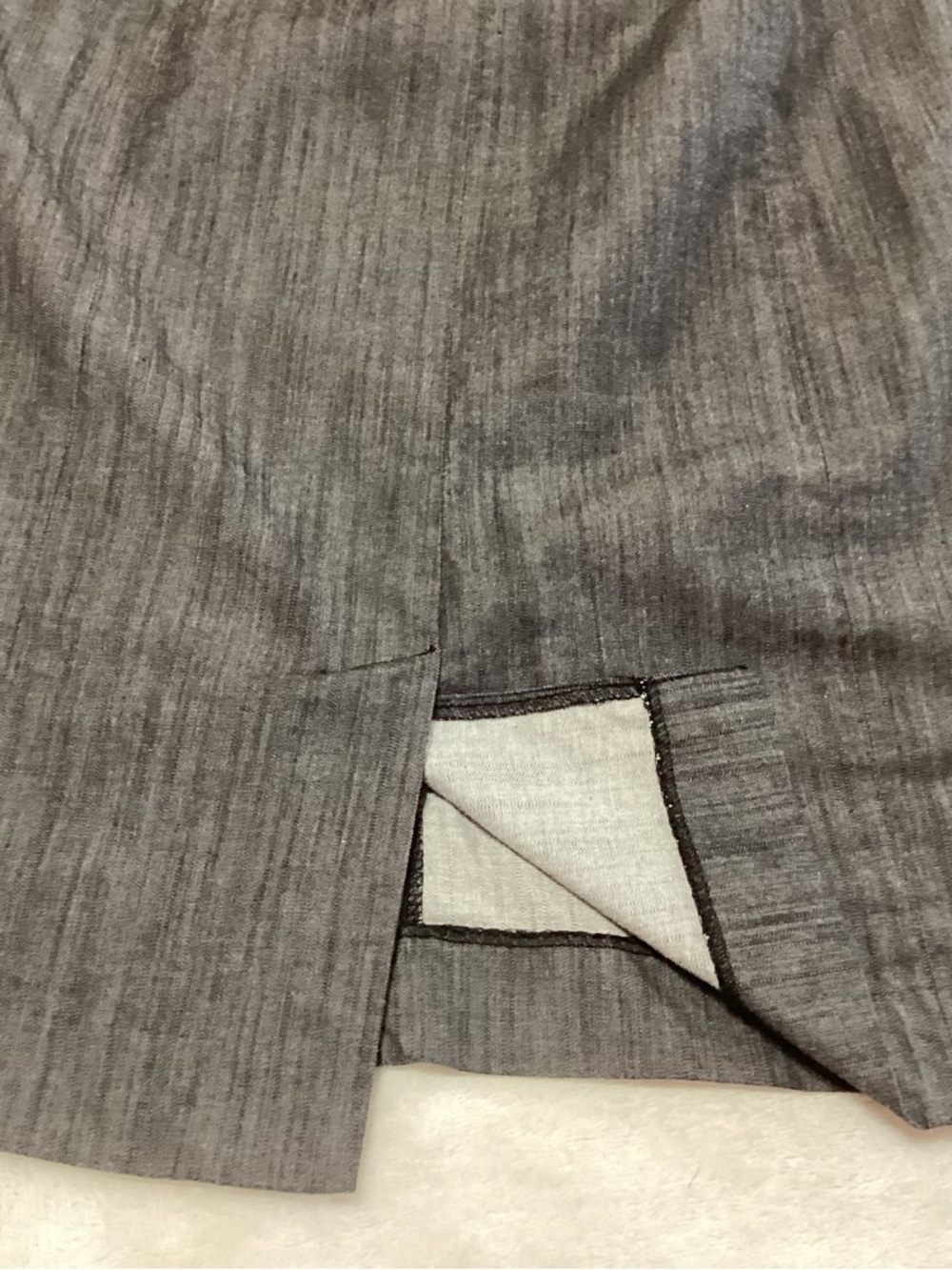 Calvin Klein Gray Sleeveless Sheath Dress XS/S Lightweight  Careerwear - Picture 6 of 8